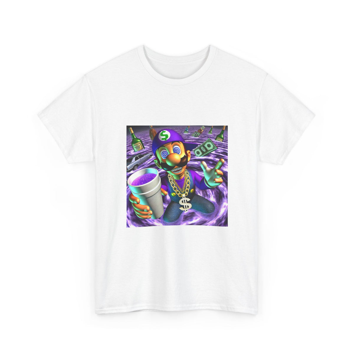 Digital Drip II Abstract Print Tee