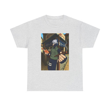 Kakashi Relaxing With Blunt And Book Tee