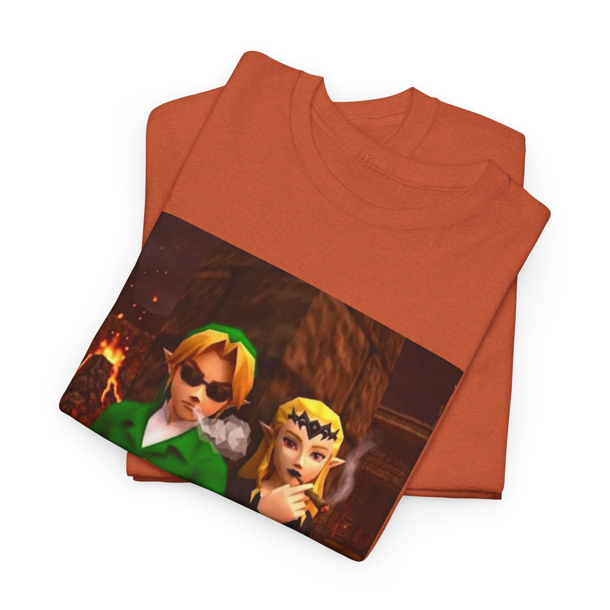 Link and Zelda Smoking Blunts In Hyrule