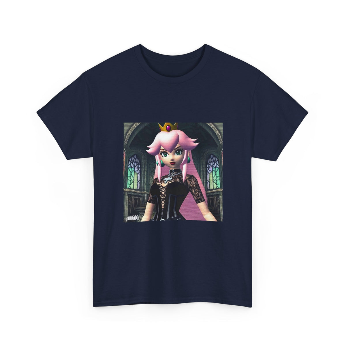 Goth Princess Peach In The Castle Tee