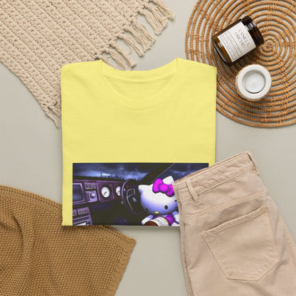 Hello Kitty Pours Lean In Car Tee