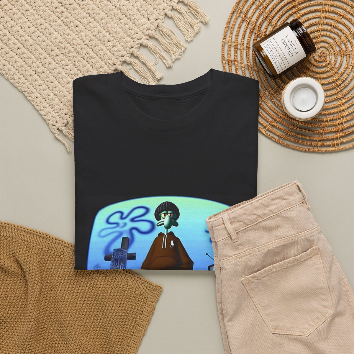 Drip Squidward Chilling In His Pad Tee