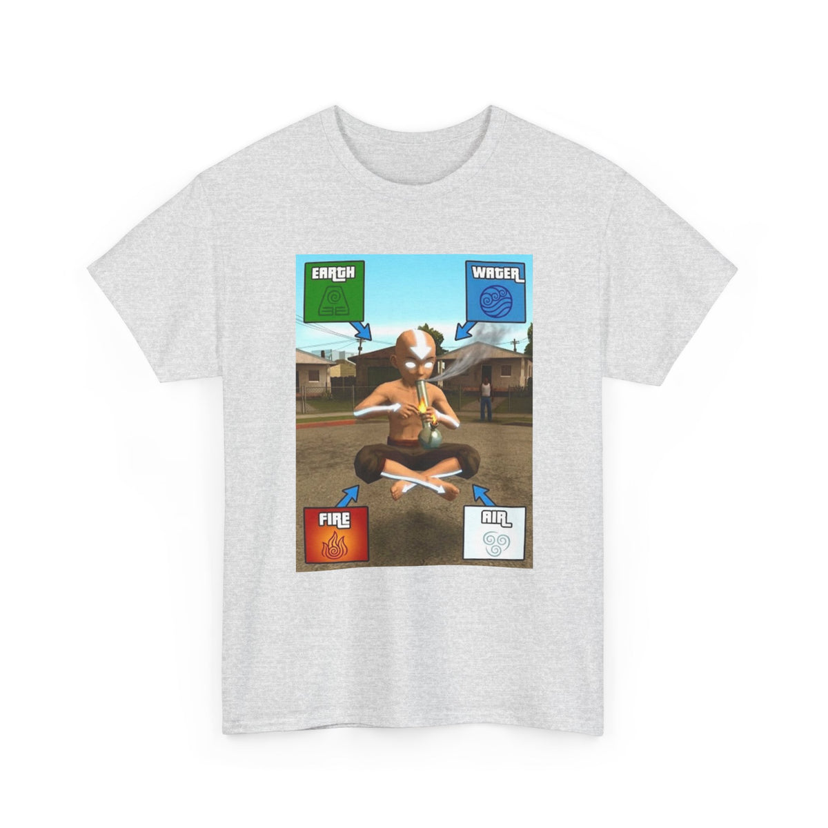 Aang Bending Smoke Elements Tee