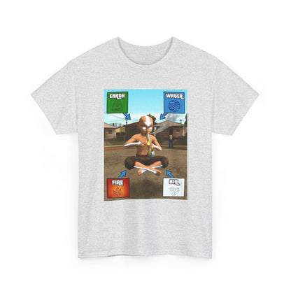 Aang Bending Smoke Elements Tee