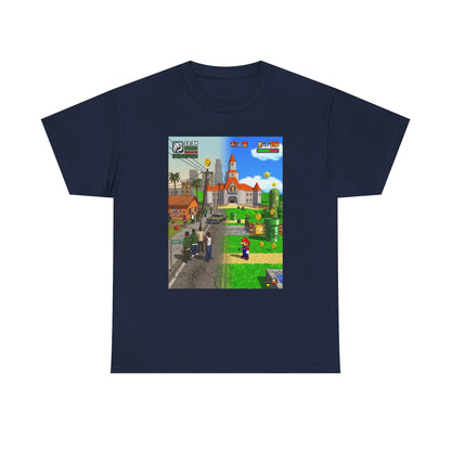 GTA San Andreas Meets Mario Mashup Tee