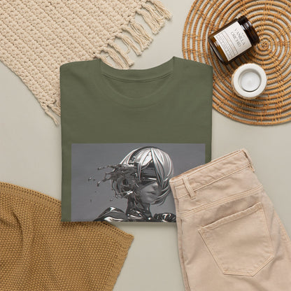 Liquid Chrome Abstract Tee
