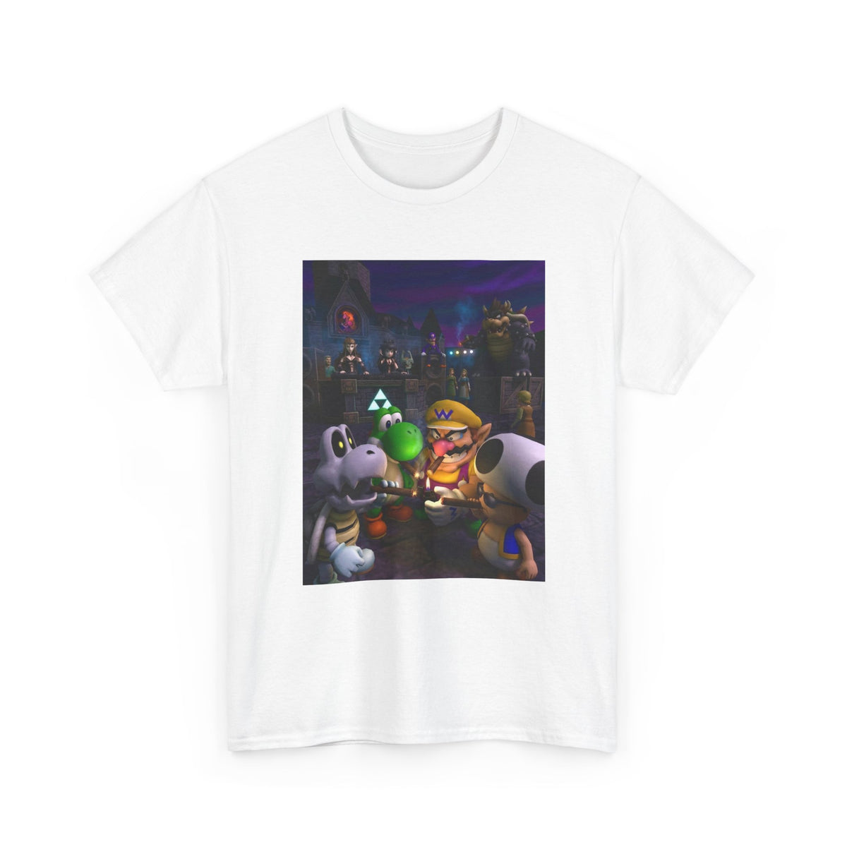 Wario, Yoshi, Toad, Dry Bones Lit Up Tee