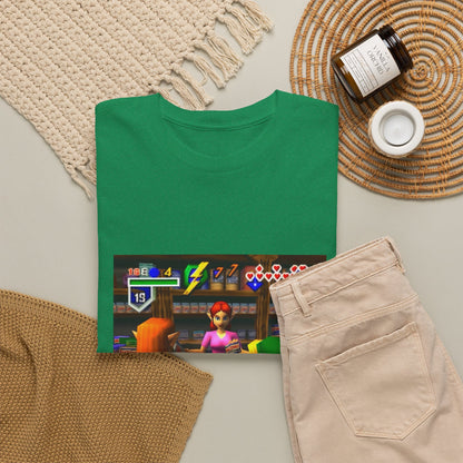 Link Buying Backwoods In Hyrule Shop Tee