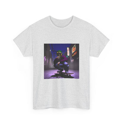 Skater Link Smoking In Neon Alley Tee (Design 8)