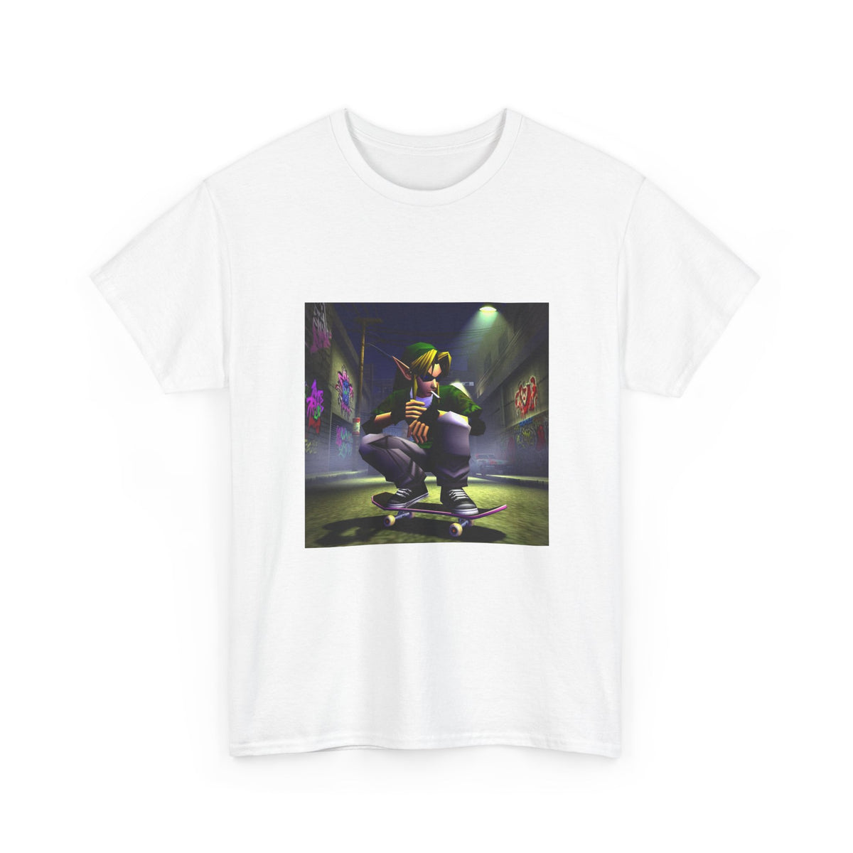 Skater Link Smoking In The Alley Tee (Design 7)