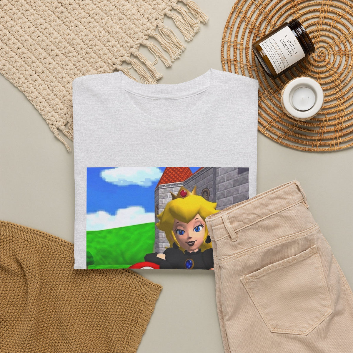 Princess Peach Flipping The Bird Tee