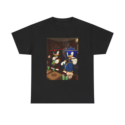 Shadow and Sonic Smoking Chill Tee