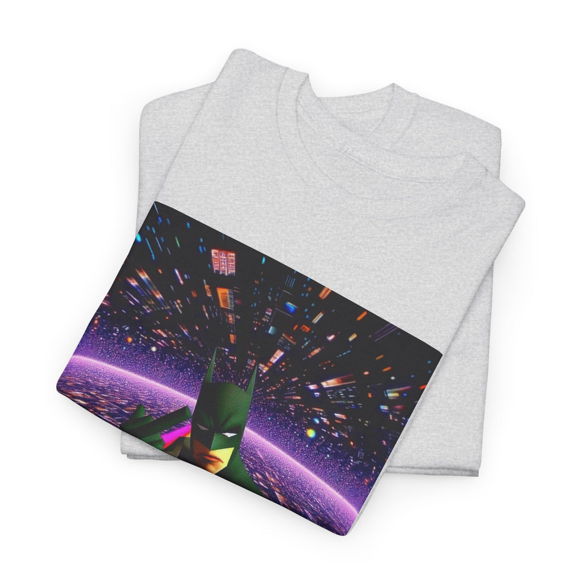 Batman Flips Off Reality On Psychedelic Tee