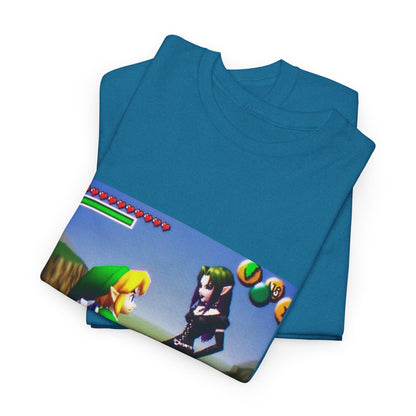 Link Proposing To Goth Girl Tee
