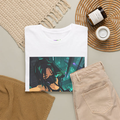 Midnight Ember Leaf Graphic Tee