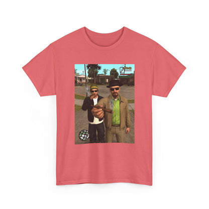 Heisenberg And Jesse Breaking Bad Grand Theft Auto Blunts Tee
