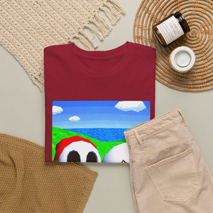 Shy Guy And Boo Flipping Off Tee (Design 5)