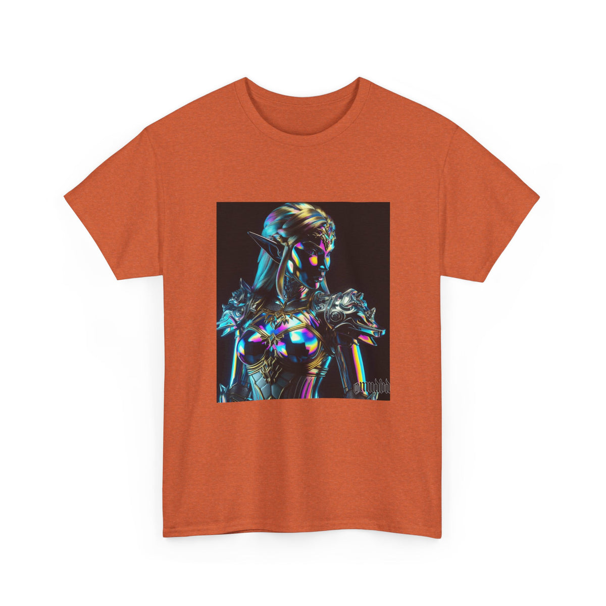 Holographic Elf Princess Chrome Armor Tee