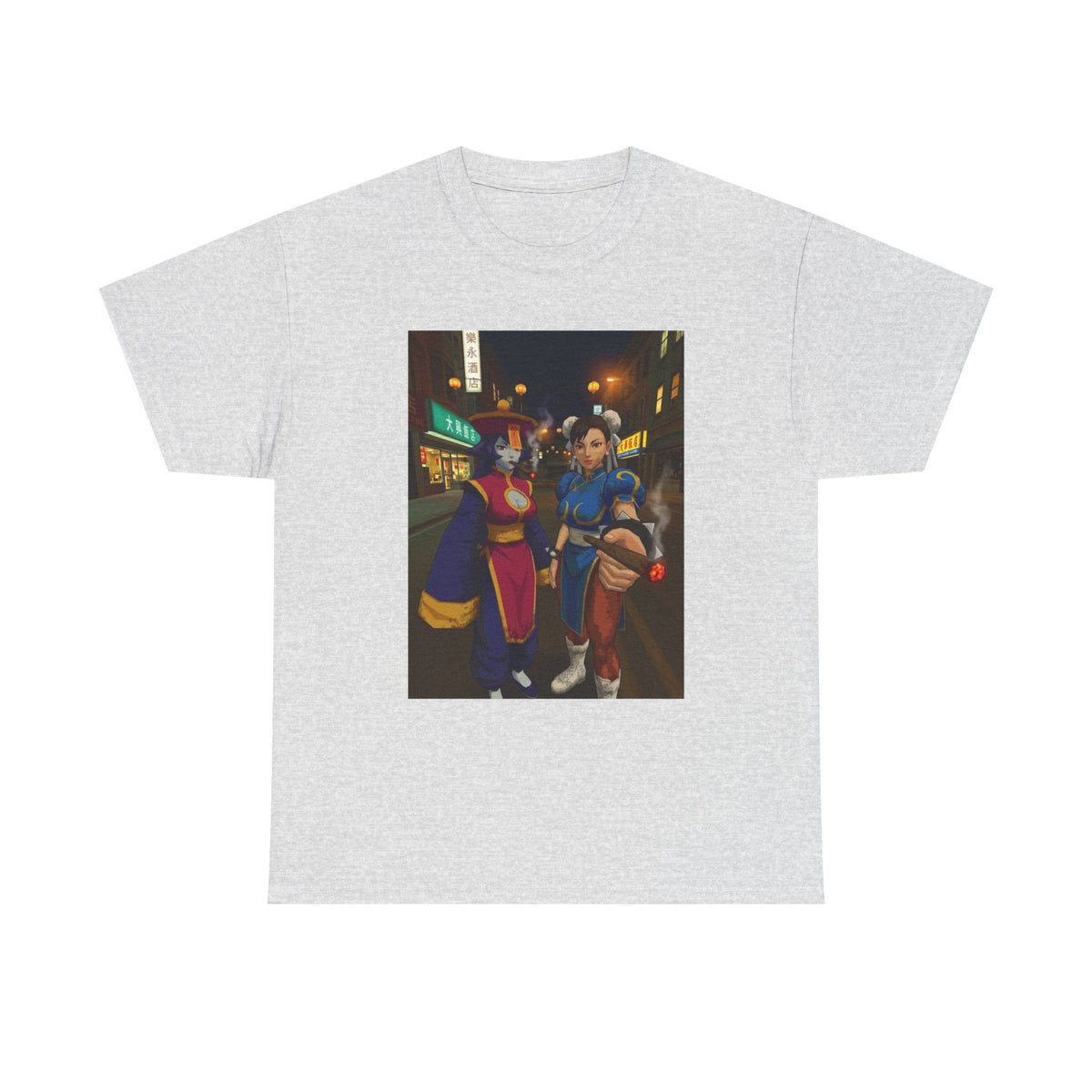 Hsien-Ko And Chun-Li Sharing Blunts Tee