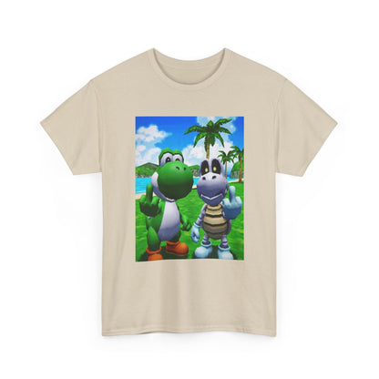 Yoshi and Dry Bones Flipping Off (Design 4)