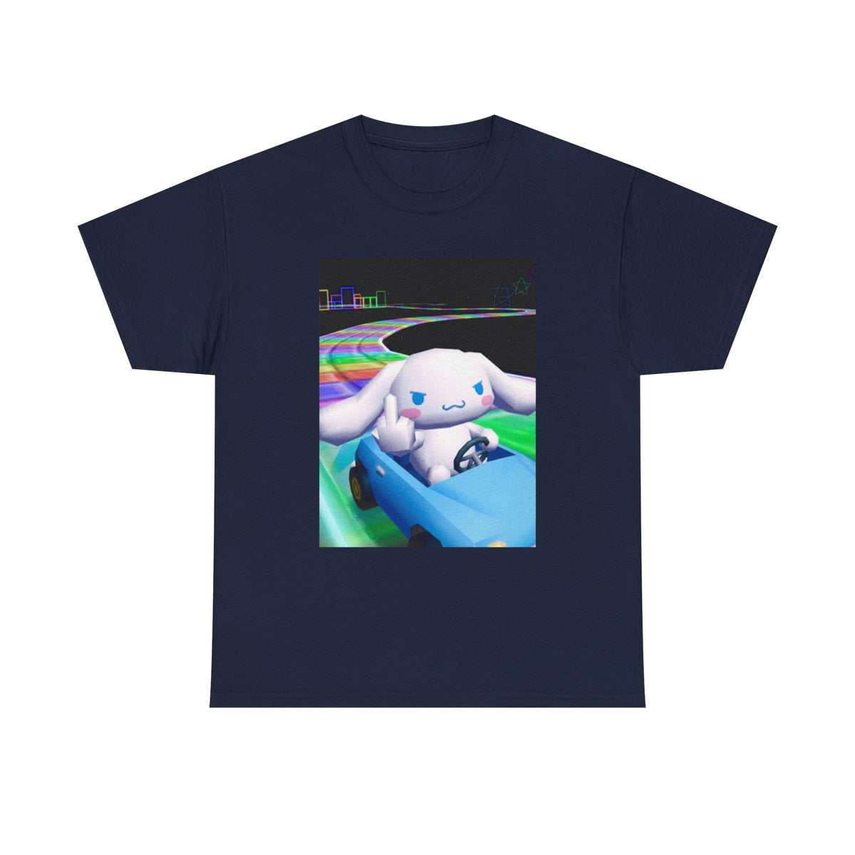 Cinnamoroll Kart Race Middle Finger Tee