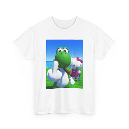 Yoshi Giving Finger And Hello Kitty Bong Rip