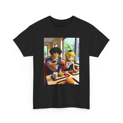 Spike and Princess Peach Smoking Cigars Tee