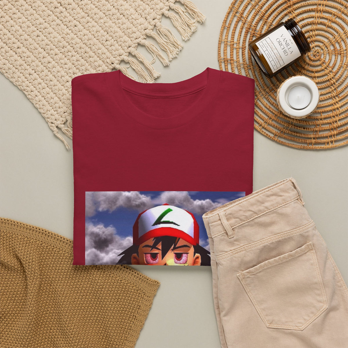 Mystic Figure Holding Gas Pack Tee