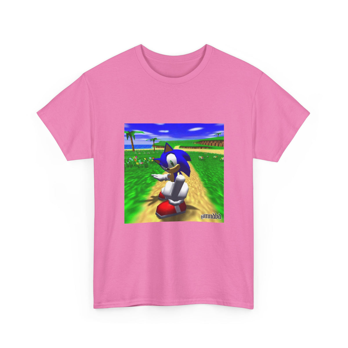 Sonic On A Trippy Green Hill Zone