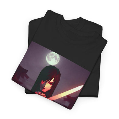 Samurai Warrior With Glowing Katana Tee