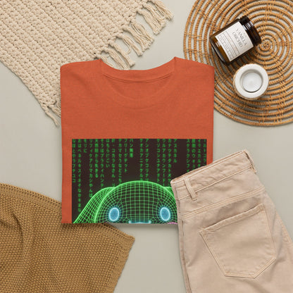 Wireframe Bunny Flips The Bird Tee