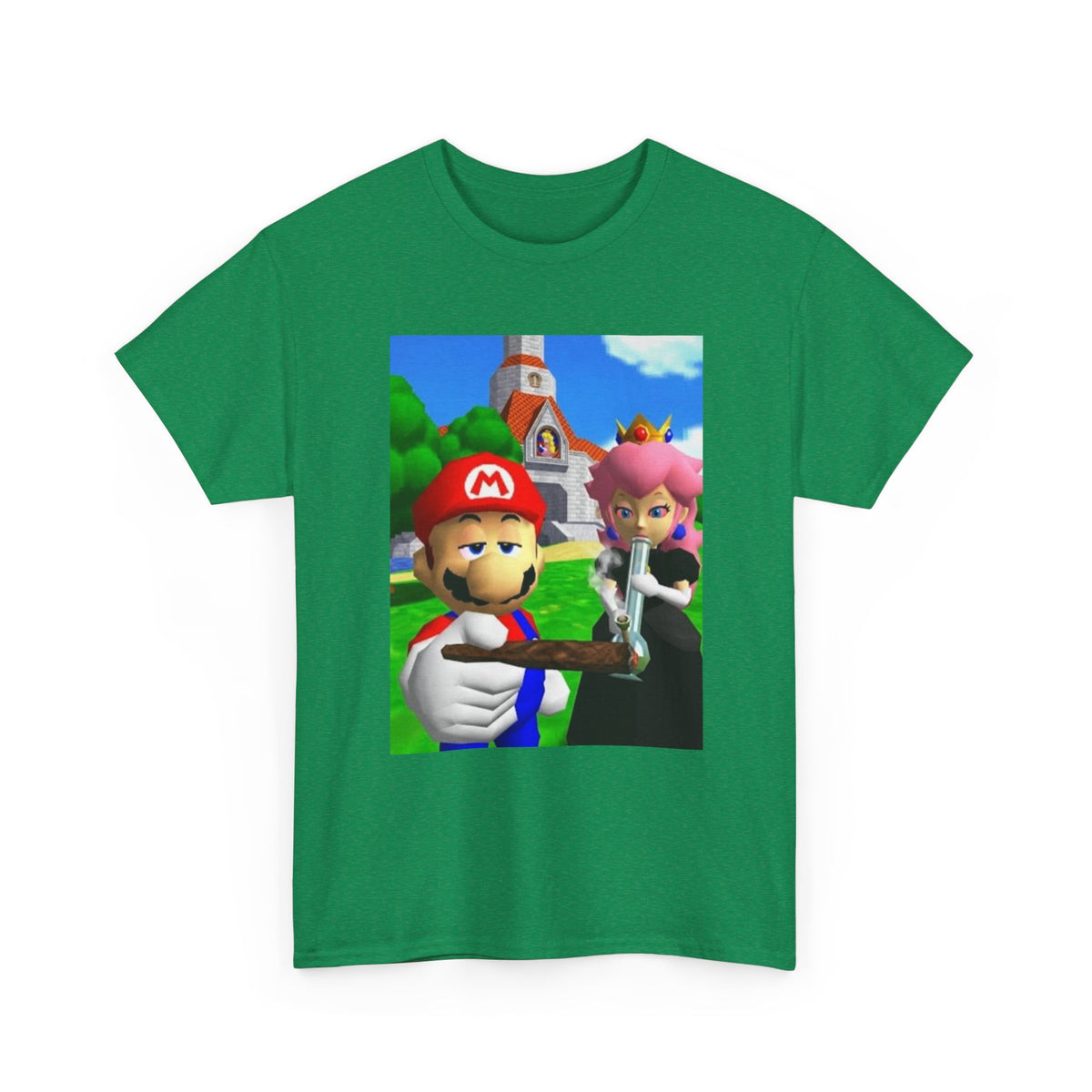 Mario & Peach Getting High At The Castle