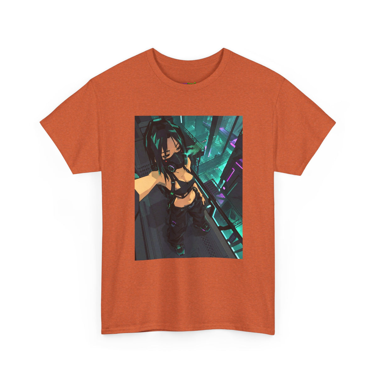 Midnight Ember Leaf Graphic Tee