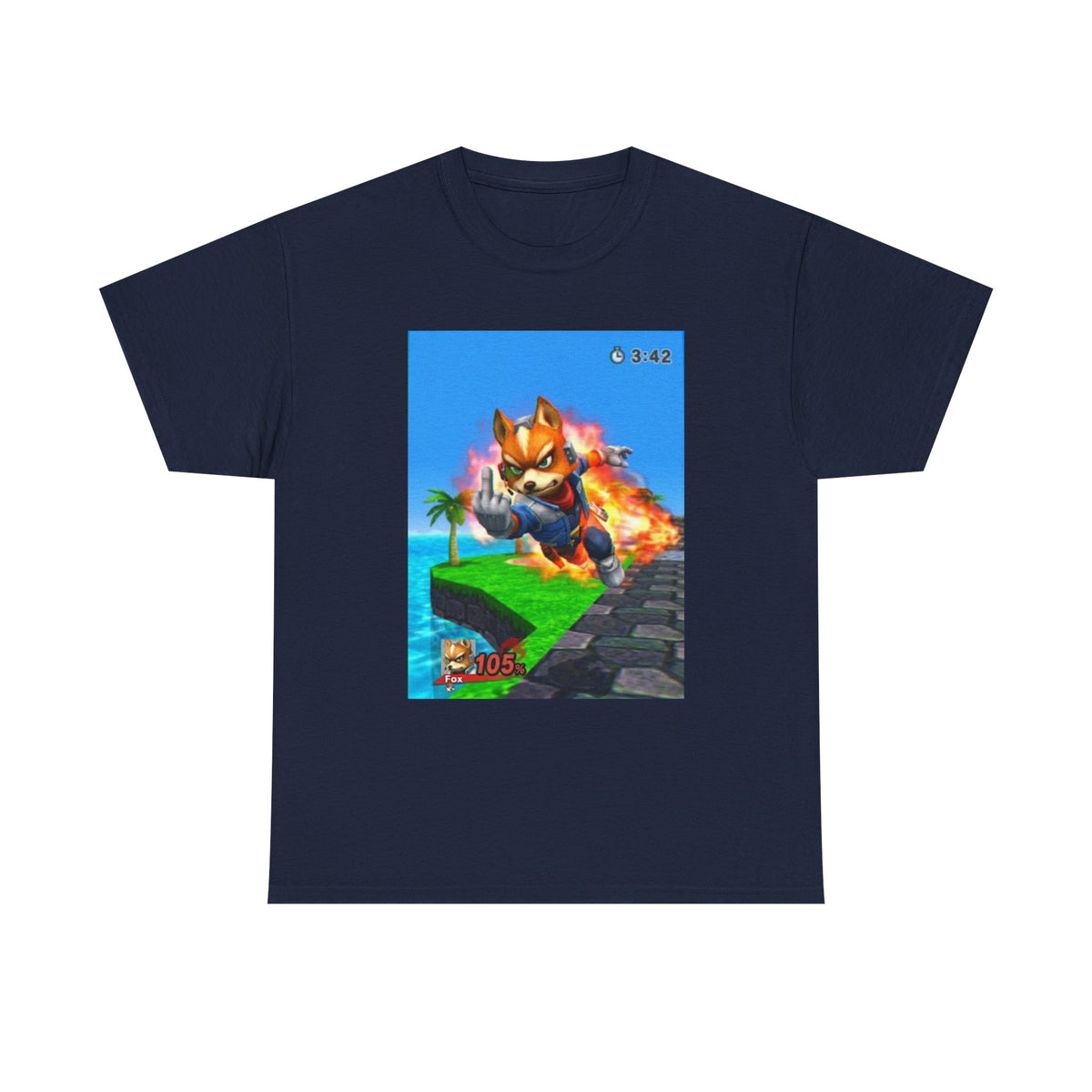 Fox McCloud Flipping The Bird Tee