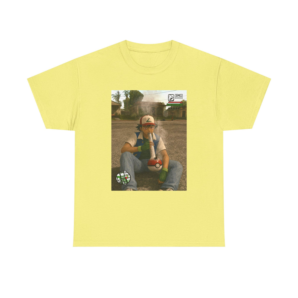 Ash Ketchum Bong Hit Tee
