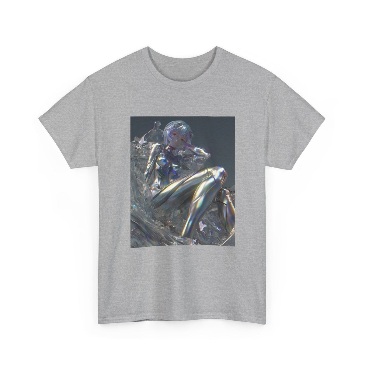 Liquid Chrome Flowing Tee