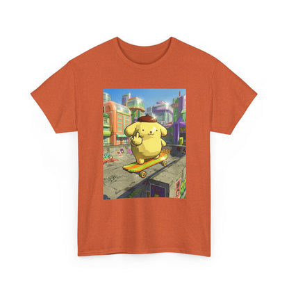 Pompompurin Flipping Bird Skate Park Tee