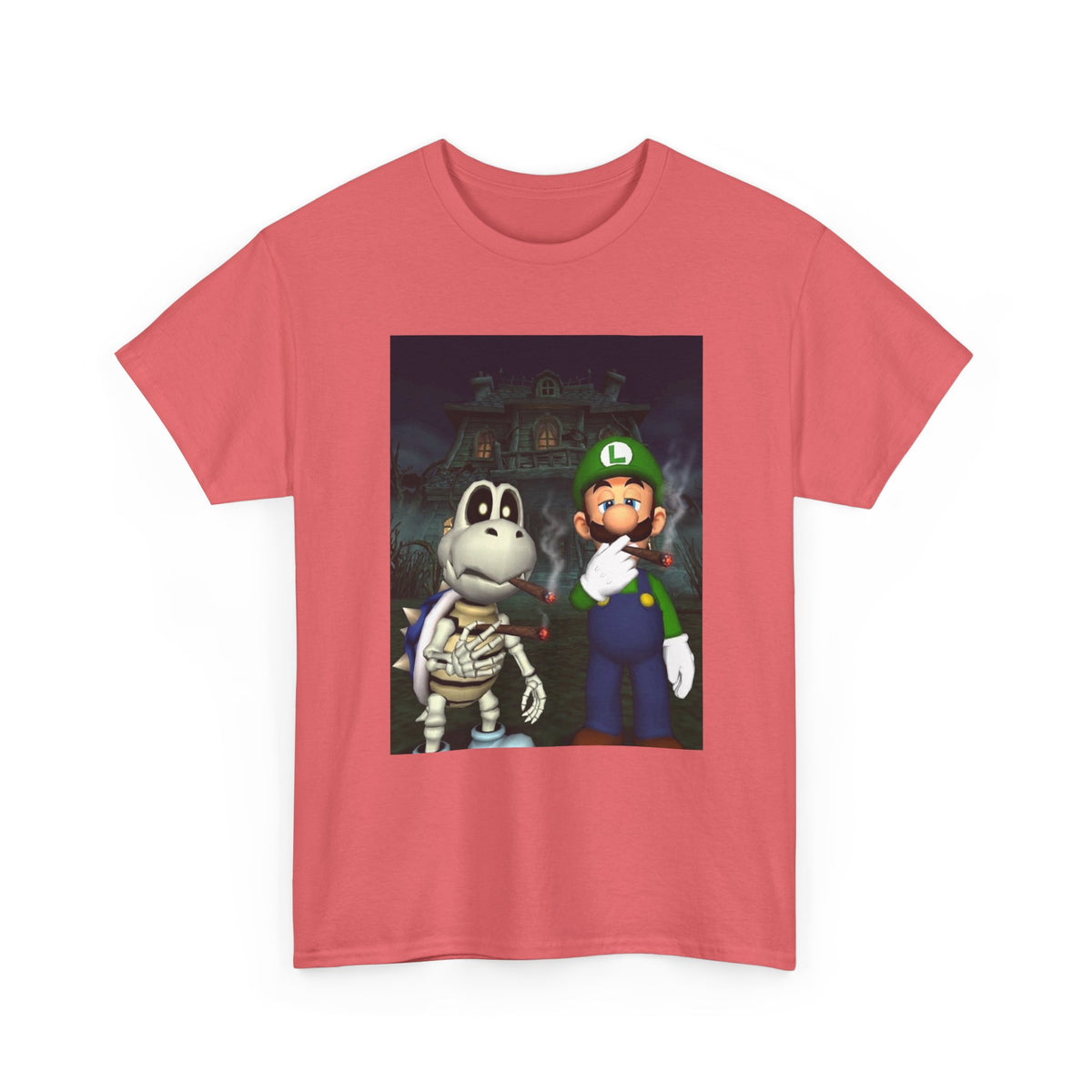 Luigi and Dry Bones Smoking Blunts Tee