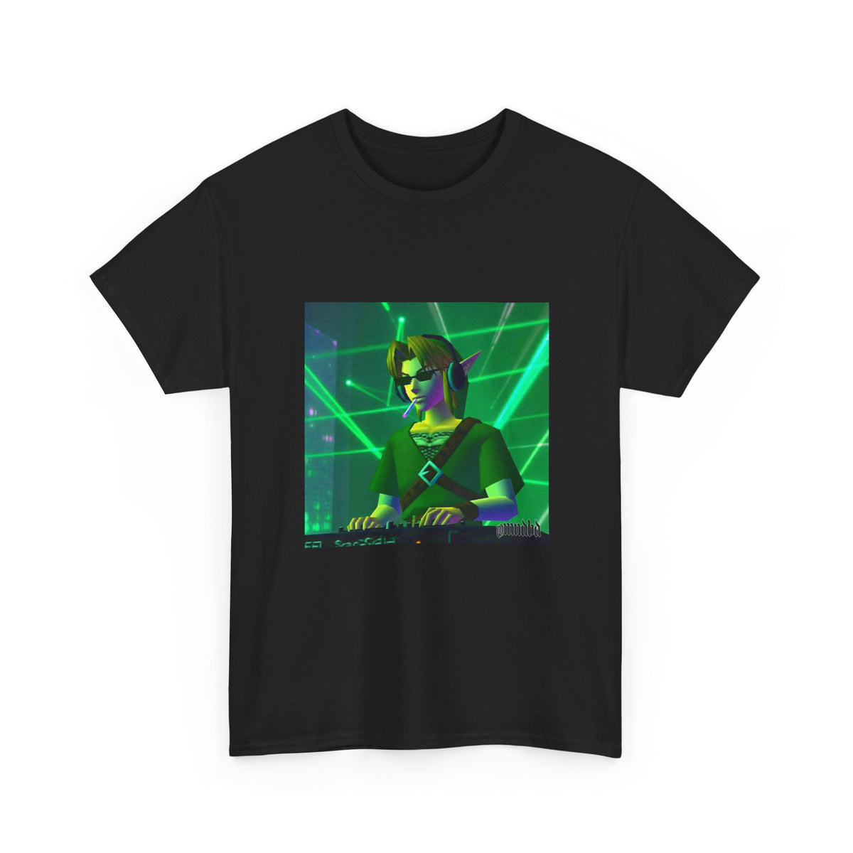 DJ Link Smoking A Blunt At The Club Tee