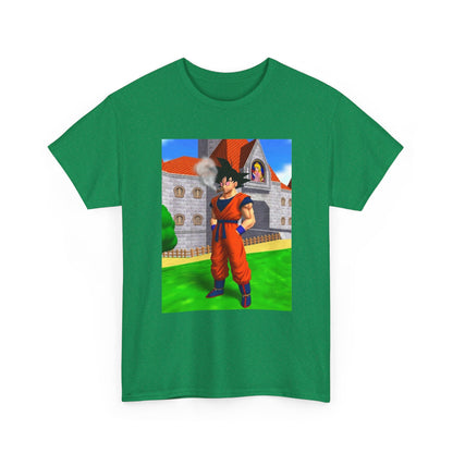 Goku Blazing Outside Peach's Castle Tee