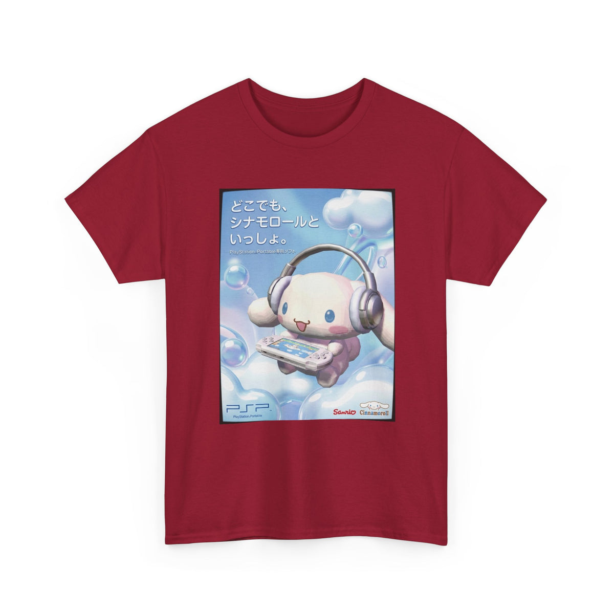 Cinnamoroll Gaming On Cloud PSP Tee
