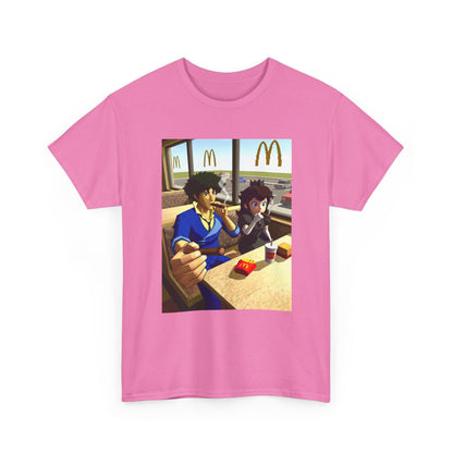 Spike Spiegel And Bowser Jr. Smoking Tee