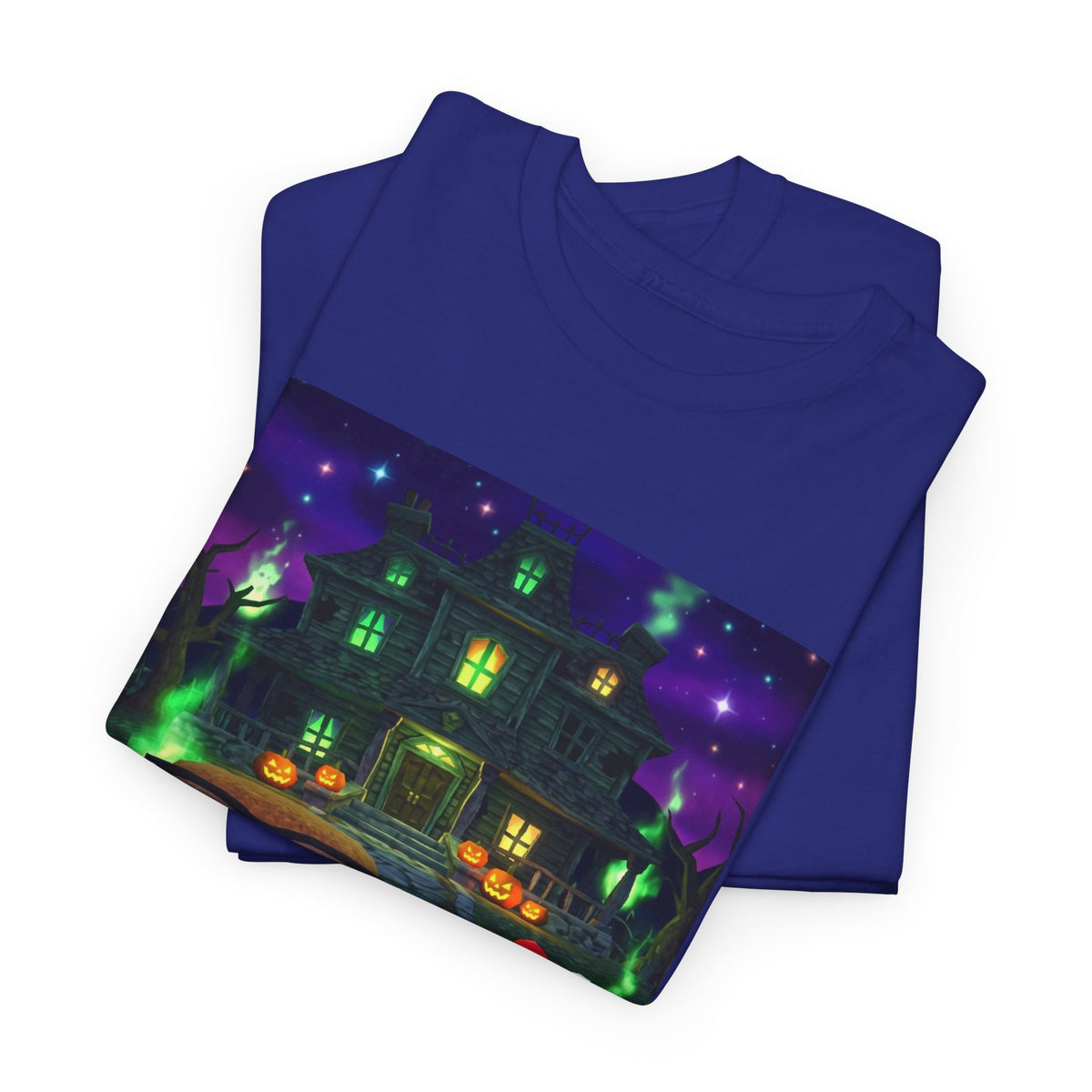 Neon Leaf Whisper Graphic Tee