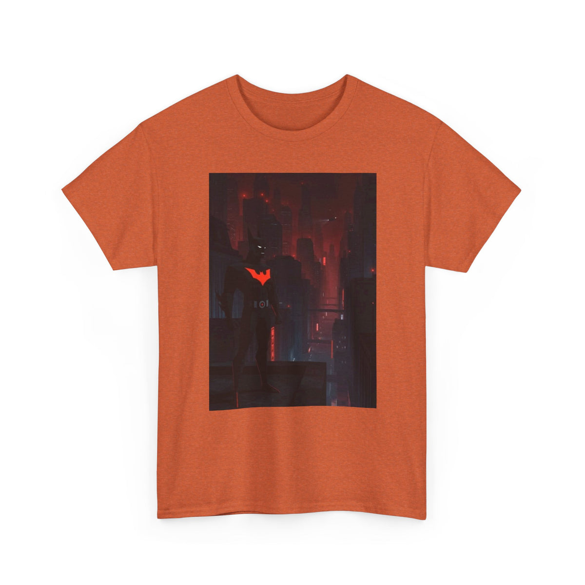Cyberpunk Bat Hero In Neon City Tee