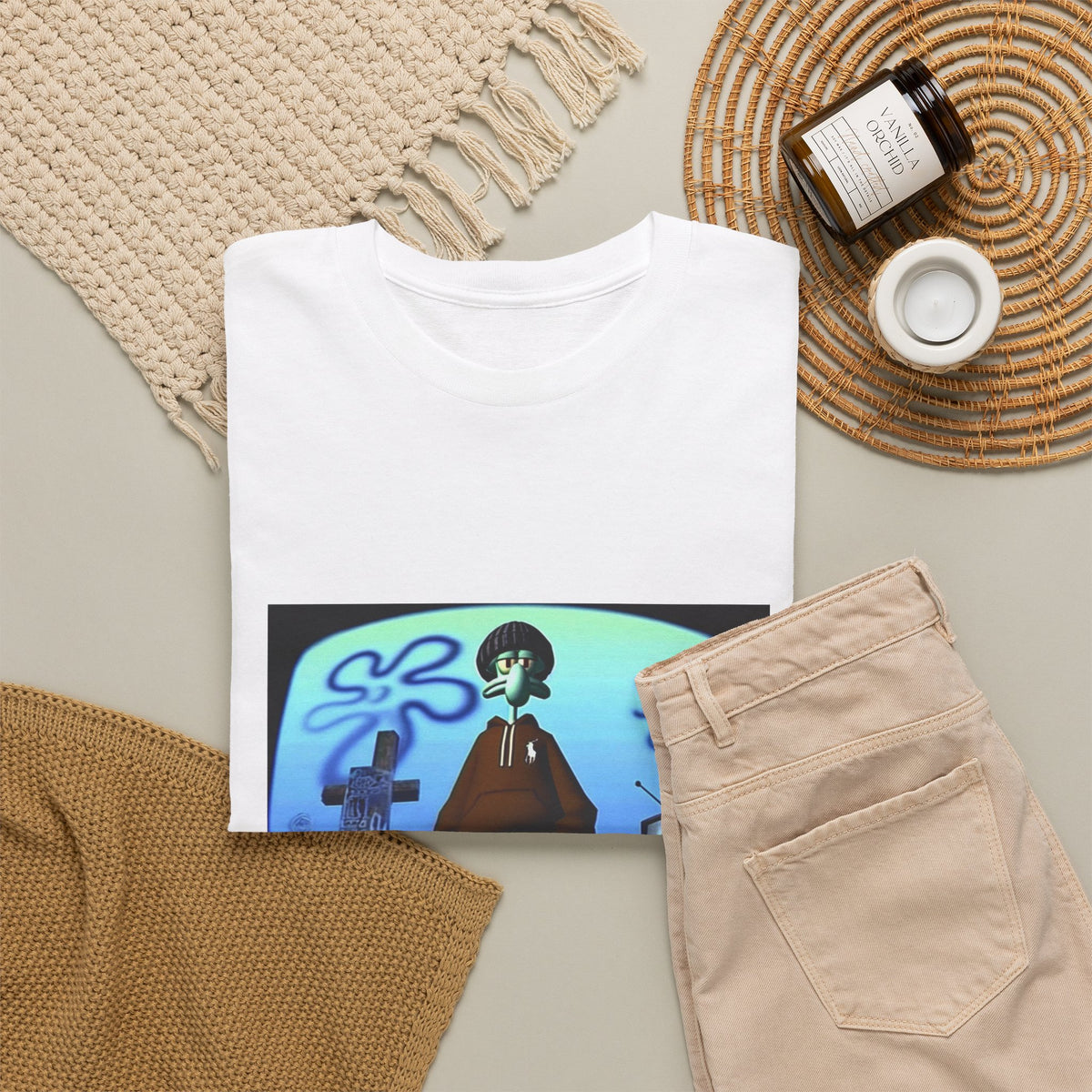 Drip Squidward Chilling In His Pad Tee