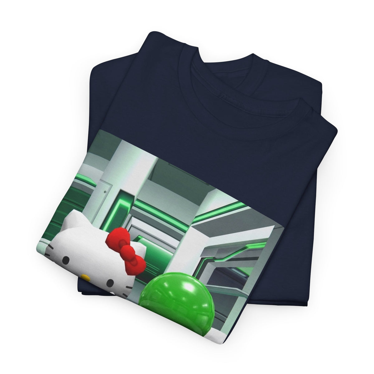 Kitty And Slime Flipping The Bird Tee