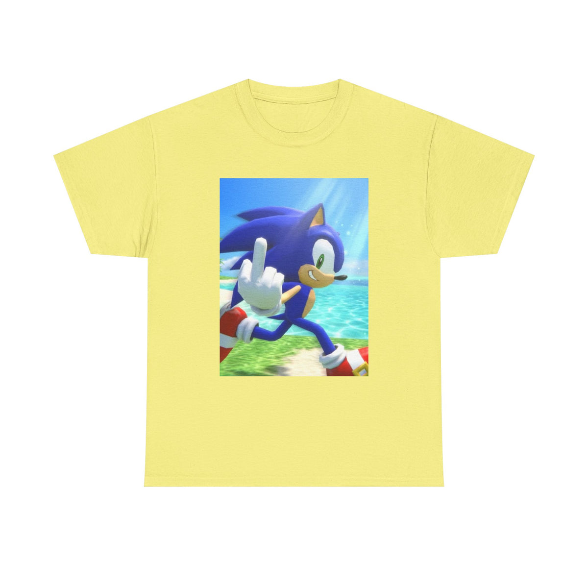 Sonic Gives The Finger Tropical Tee