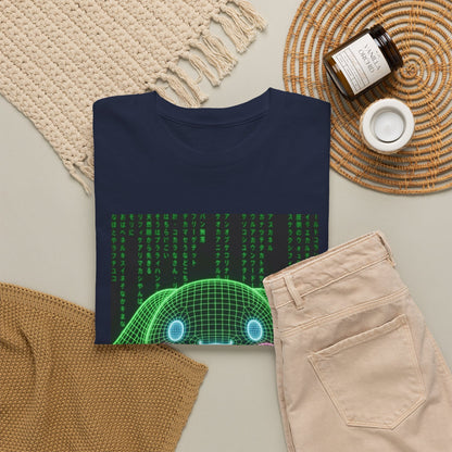 Wireframe Bunny Flips The Bird Tee