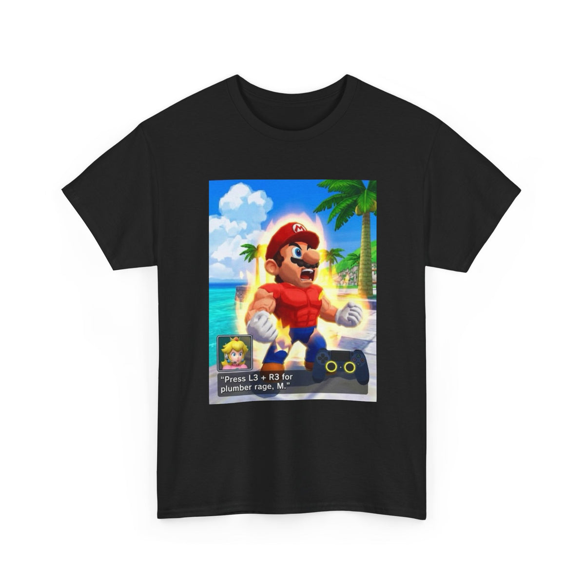 Super Buff Mario Power-Up Tee