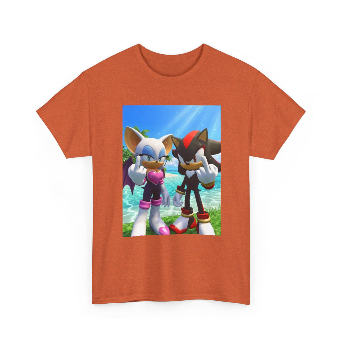 Rouge And Shadow Flipping The Bird Tee (Design 3)